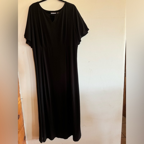 Susan Graver liquid knit women’s 2XP classic little black dress cruse tr… - Picture 2 of 11
